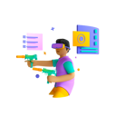 پیش‌نمایش فایل boy-playing-vr-game-5422116 از پک متاورس – جلد ۱