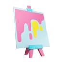 پیش‌نمایش فایل canvas-and-easel-5690840 از پک هنری و خلاقیت