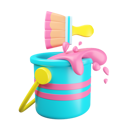 پیش‌نمایش فایل paint-brush-and-bucket-5690838 از پک هنری و خلاقیت
