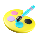 پیش‌نمایش فایل paint-palette-5690845 از پک هنری و خلاقیت
