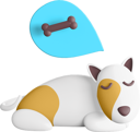 پیش‌نمایش فایل dog-dreaming-about-bone-3095844 از پک اشیا – جلد ۱