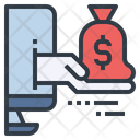 پیش‌نمایش فایل receive-money-online-1524838 از پک برنامه وفاداری مشتریان – سبک رنگی