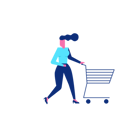 پیش‌نمایش فایل woohoo-shopping-character-female-with-empty-shopping-cart-1829948 از پک وهو، خرید و کاراکترها