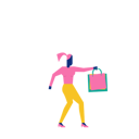 پیش‌نمایش فایل woohoo-shopping-character-holding-shopping-bags-1829944 از پک وهو، خرید و کاراکترها
