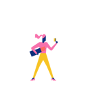 پیش‌نمایش فایل woohoo-shopping-character-lady-with-holding-lipstick-and-credit-or-debit-card-1829945 از پک وهو، خرید و کاراکترها