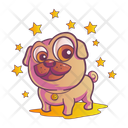 پیش‌نمایش فایل cute-pug-with-stars-1861488 از پک پاگ