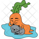 پیش‌نمایش فایل carrot-with-cat-2109646 از پک هویج