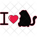 پیش‌نمایش فایل i-love-cat-2123039 از پک گربه