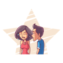 پیش‌نمایش فایل cute-couple-is-fighting-1885666 از پک زوج
