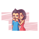 پیش‌نمایش فایل cute-girl-holding-the-boy-from-behind-1885663 از پک زوج
