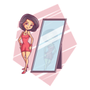 پیش‌نمایش فایل cute-girl-looking-in-the-mirror-1885671 از پک زوج