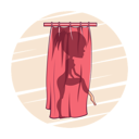 پیش‌نمایش فایل girl-taking-the-bath-behind-the-curtain-1885674 از پک زوج