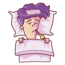 پیش‌نمایش فایل boy-is-sick-and-sleeping-on-bed-1885768 از پک زوج