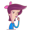 پیش‌نمایش فایل cute-girl-is-thinking-1885763 از پک زوج