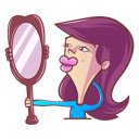 پیش‌نمایش فایل cute-girl-looking-the-mirror-1885772 از پک زوج