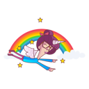 پیش‌نمایش فایل girl-is-flying-with-wings-1885765 از پک زوج