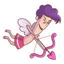 پیش‌نمایش فایل vector-cartoon-illustration-of-cute-boy-flying-with-wings-1885764 از پک زوج