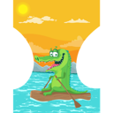 پیش‌نمایش فایل crocodile-2144351 از پک اردوی تابستانی کودکان