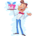 پیش‌نمایش فایل birthday-boy-with-birthday-cake-2144126 از پک شخصیت ها