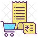 پیش‌نمایش فایل shopping-bill-in-rupees-1853680 از پک قبض و پرداخت‌ها