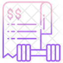 پیش‌نمایش فایل gym-receipt-3093019 از پک تناسب اندام