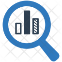 پیش‌نمایش فایل bar-chart-analytics-search-magnifying-searching از پک مجموعه کامل کسب‌وکار، سری آبی
