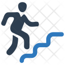 پیش‌نمایش فایل career-business-success-running-steps-vision از پک مجموعه کامل کسب‌وکار، سری آبی