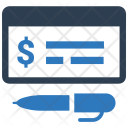 پیش‌نمایش فایل check-banking-cheque-finance-pay از پک مجموعه کامل کسب‌وکار، سری آبی