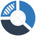 پیش‌نمایش فایل donut-chart-analytics-business-financial-report-pie از پک مجموعه کامل کسب‌وکار، سری آبی