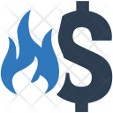پیش‌نمایش فایل financial-loss-damage-money-waste از پک مجموعه کامل کسب‌وکار، سری آبی
