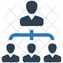 پیش‌نمایش فایل hierarchy-business-leader-management-team از پک مجموعه کامل کسب‌وکار، سری آبی