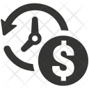 پیش‌نمایش فایل clock-coin-deadline-money-time-timer از پک مجموعه کامل کسب‌وکار، سری مشکی