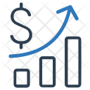 پیش‌نمایش فایل bar-graph-dollar-financial-growth-revenue-report از پک آیکن‌های کامل کسب‌وکار