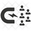 پیش‌نمایش فایل attracting-customer از پک آیکون‌های کسب و کار