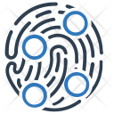 پیش‌نمایش فایل biometric-unique-points از پک آیکن‌های احراز هویت بیومتریک