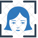 پیش‌نمایش فایل face-recognition از پک آیکن‌های احراز هویت بیومتریک