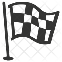 پیش‌نمایش فایل finish-flag از پک موقعیت و نقشه، سری خاکستری