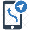 پیش‌نمایش فایل mobile-direction-1 از پک موقعیت و نقشه، سری آبی
