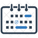 پیش‌نمایش فایل schedule-date از پک مدیریت زمان و تاریخ، سری آبی