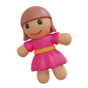 پیش‌نمایش فایل baby-doll-6236504 از پک اسباب بازی ها
