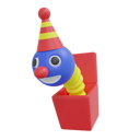 پیش‌نمایش فایل clown-box-6236500 از پک اسباب بازی ها