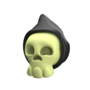 پیش‌نمایش فایل grim-reaper-skull-6711218 از پک شخصیت هالووین