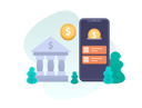 پیش‌نمایش فایل link-bank-account-6869757 از پک کیف پول و امور مالی