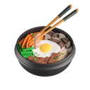 پیش‌نمایش فایل bibimbap-7846146 از پک غذای کره ای