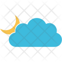 پیش‌نمایش فایل moon-behind-cloud از پک آیکون پیش بینی آب و هوا