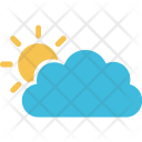 پیش‌نمایش فایل sun-behind-cloud-6 از پک آیکون پیش بینی آب و هوا