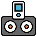 پیش‌نمایش فایل ipod-loudspeaker از پک رابط کاربری موسیقی