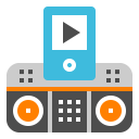 پیش‌نمایش فایل song-player از پک لوازم برقی فلت