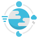 پیش‌نمایش فایل global-weather-3 از پک پیش بینی آب و هوا خطی تخت
