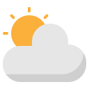 پیش‌نمایش فایل partly-cloudy-8 از پک پیش بینی آب و هوا خطی تخت